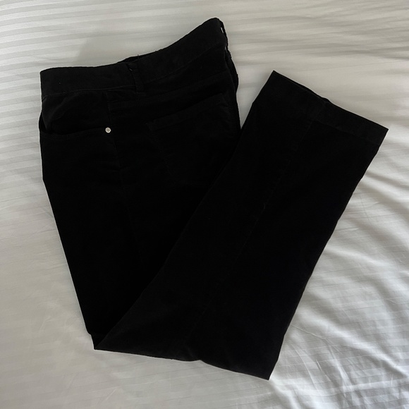 Terra Nostra - Black Velvet Pants - Picture 1 of 6